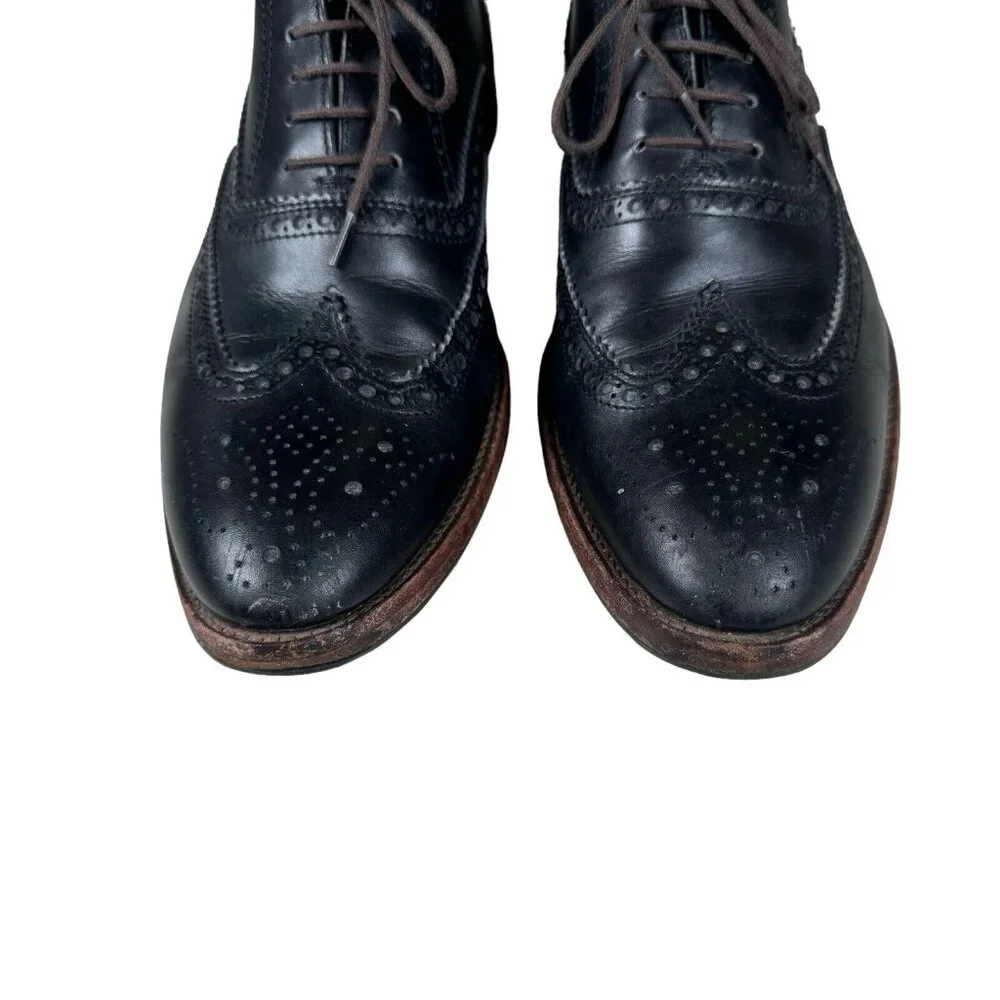 Antonio Maurizi Men's Leather Wingtip Oxford Dress Shoes‎ Size 43 / US 9.5-10